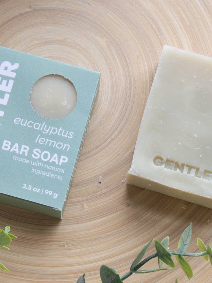 Eucalyptus Lemon Bar Soap for wholesale by GENTLER