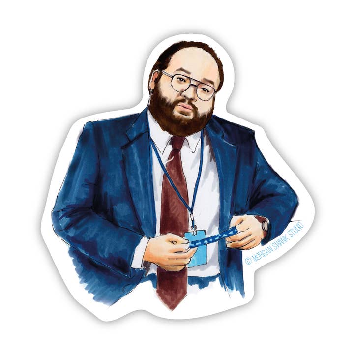 Dylan Waffle Party Severance Sticker for wholesale by Morgan Swank Studio