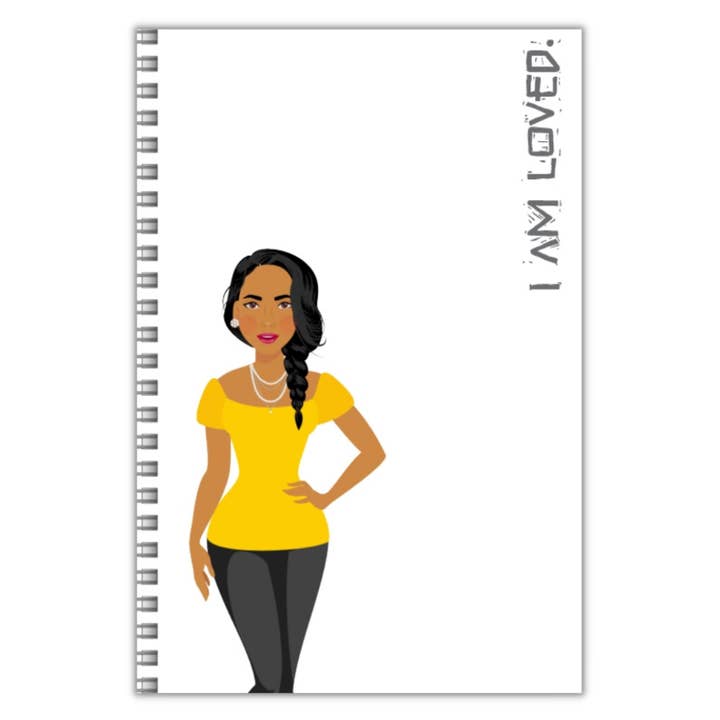 I am loved journal for wholesale by Mamie L. Pack Media