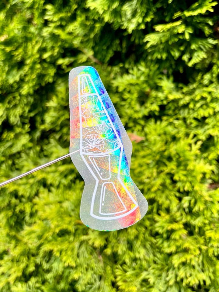 Lava Lamp Suncatcher Sticker 1.5x4 in. for wholesale by taelormade