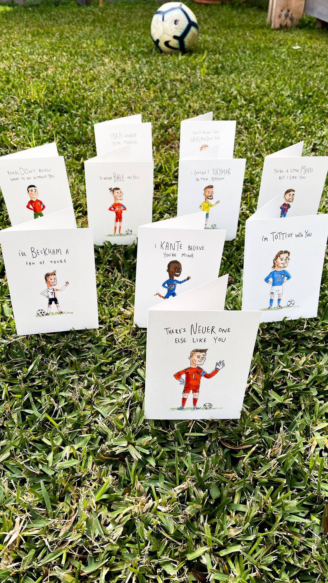 Well Drawn - Vendita all'ingrosso Biglietti d'amore - Ho Beckham un tuo fan6