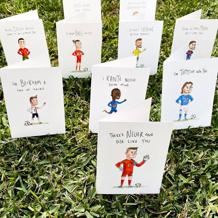 Well Drawn - Vendita all'ingrosso Biglietti d'amore - Ho Beckham un tuo fan6