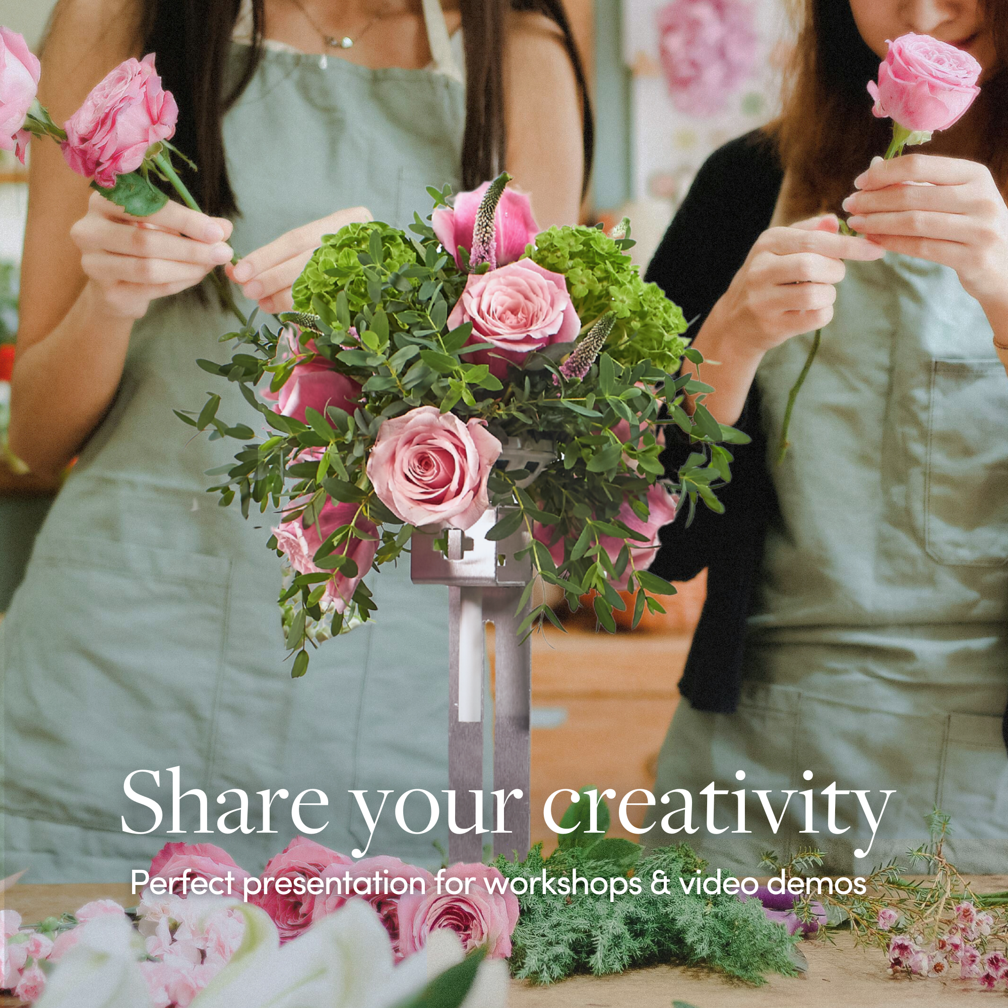 Jacobson - Wholesale Garden Tool - 17.25"L Flower Bouquet Holder Clamp - Floral Supplies2