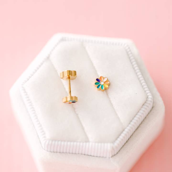 Rainbow Tiny Daisies for wholesale by Pierced Co