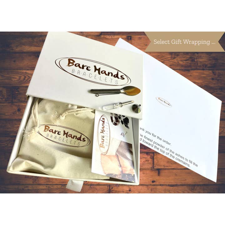 Bare Hands Bracelets - Wholesale Beaded bracelet - Cremation Jewelry, Leather Wrap Bracelet, Urns for Human Ashes, Ashes Memorial Bracelet, Womens Urn Bracelet For Cremains Urn for Baby Ashes2