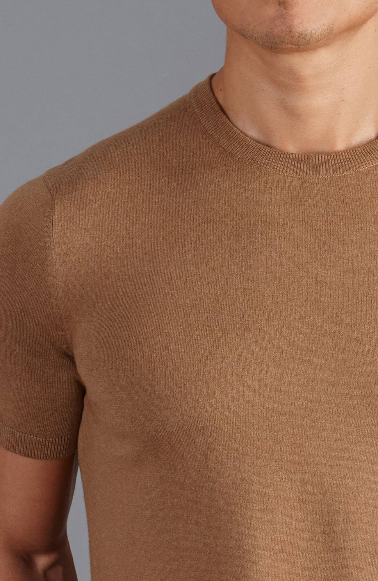 Paul James Knitwear - Wholesale T-Shirt - Men's - Mens Ultra Fine Cotton Knitted T-Shirt57