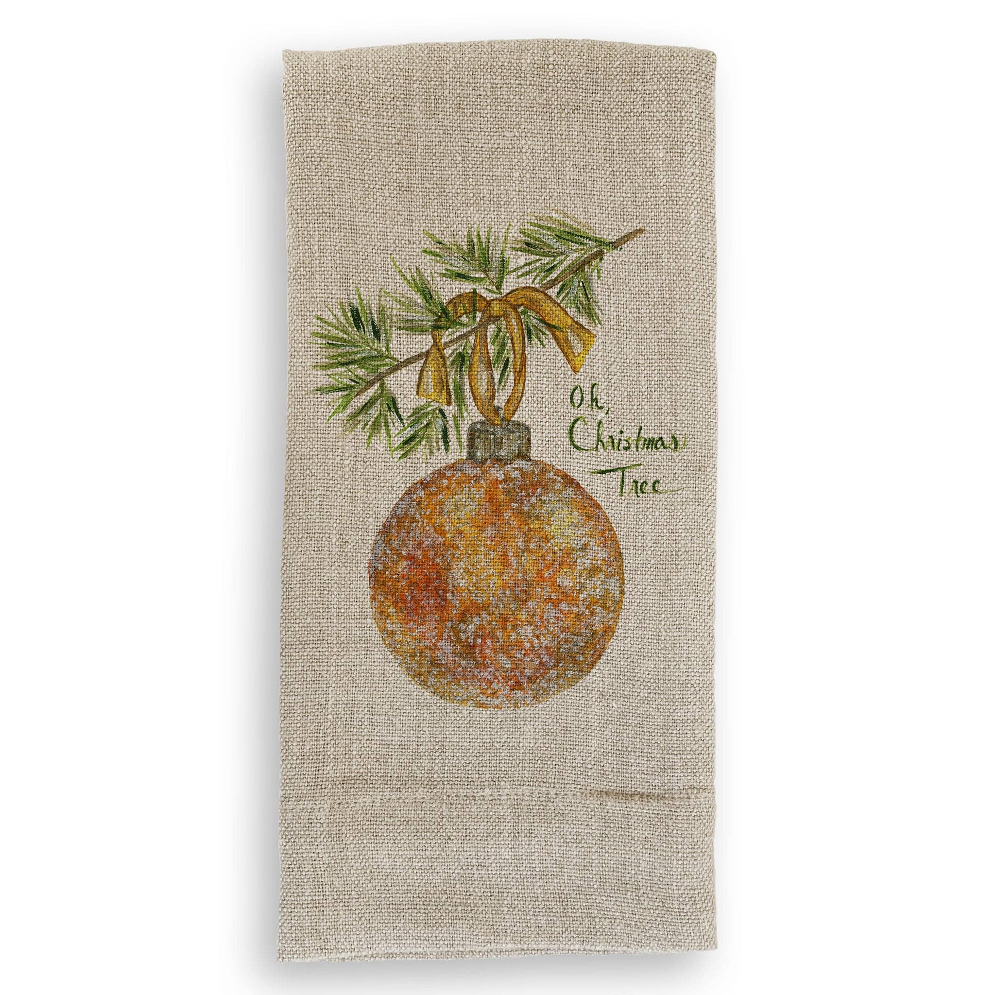 French Graffiti – wholesale Tea towel – Gold Glitter Ornament1