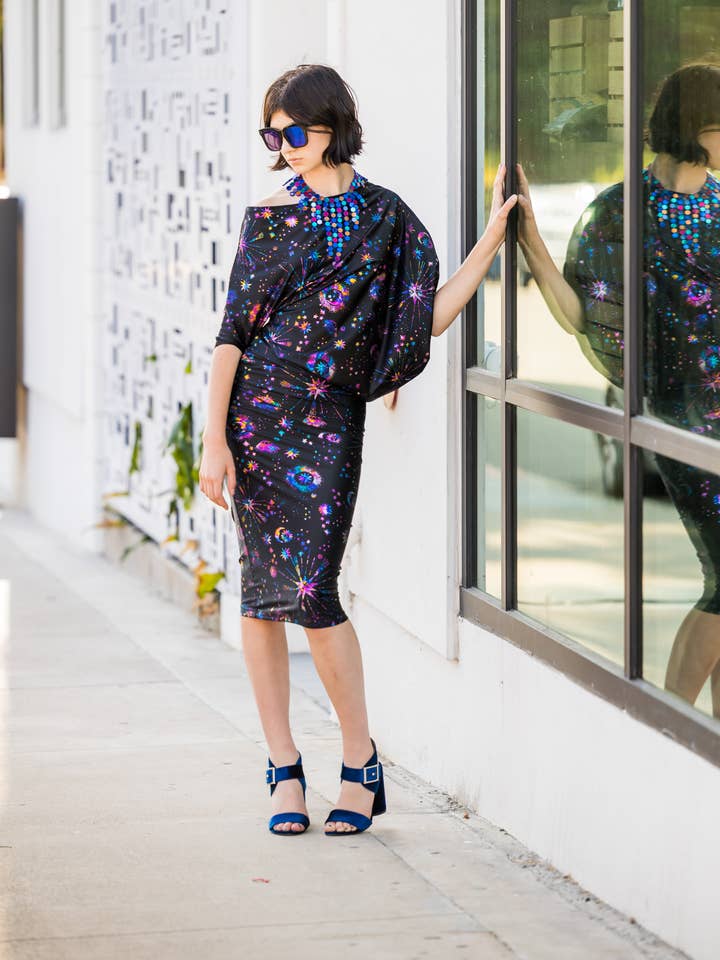 Jennafer Grace - Wholesale Dress - Women's - Celestia Rainbow Angle Dress