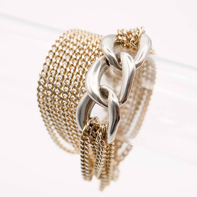 Laura Mariotti - luxury collection - Wholesale Link & Chain Bracelet - ORO LOCO - Bracelet/Golino 3 Mesh2