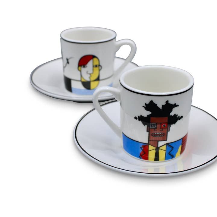 Great Modern Artists - Wholesale Coffee/Tea Cup - Modern Artists Espresso Set
