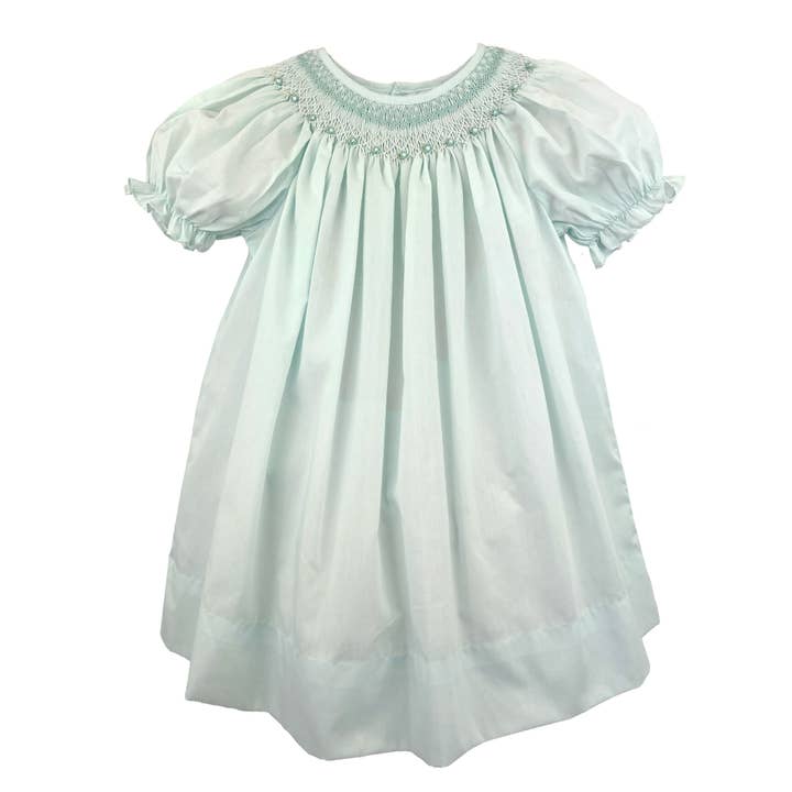 Bishop Smocked Heirloom Dress for wholesale by Petit Ami & Zubels