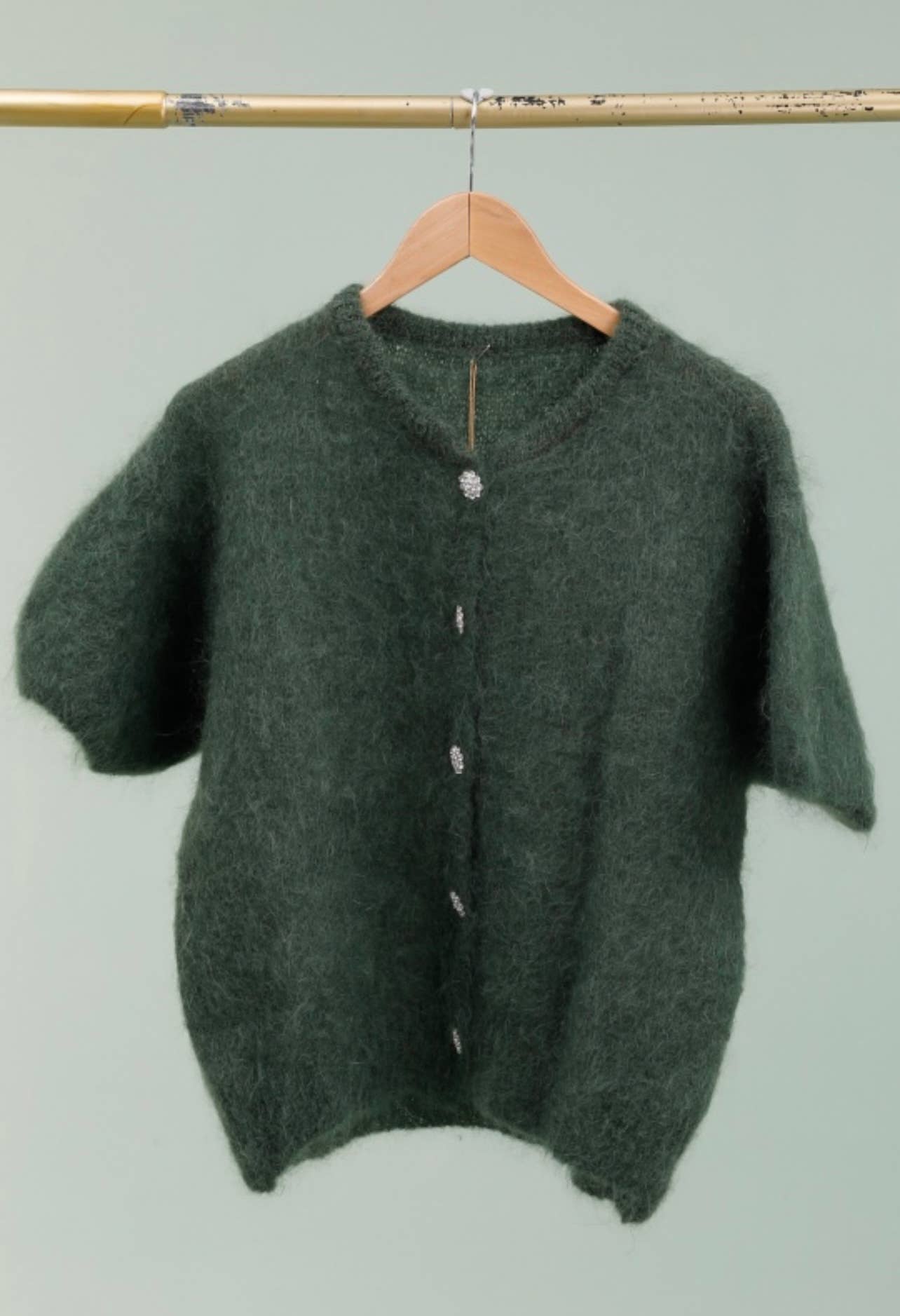 LÉA & LUC – wholesale Kofta - Dam – Mohairkofta med korta ärmar REF. 2157916