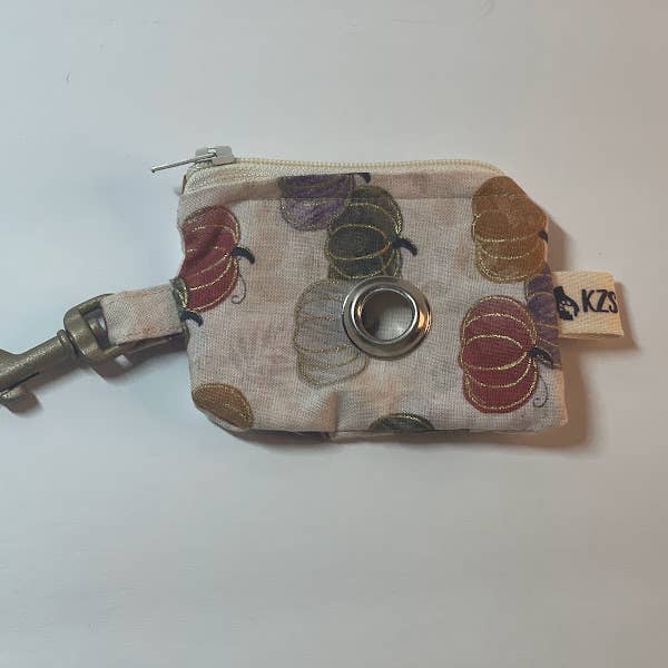 Pumpkin Fabric Poop Bag Holder for wholesale by KZS Design