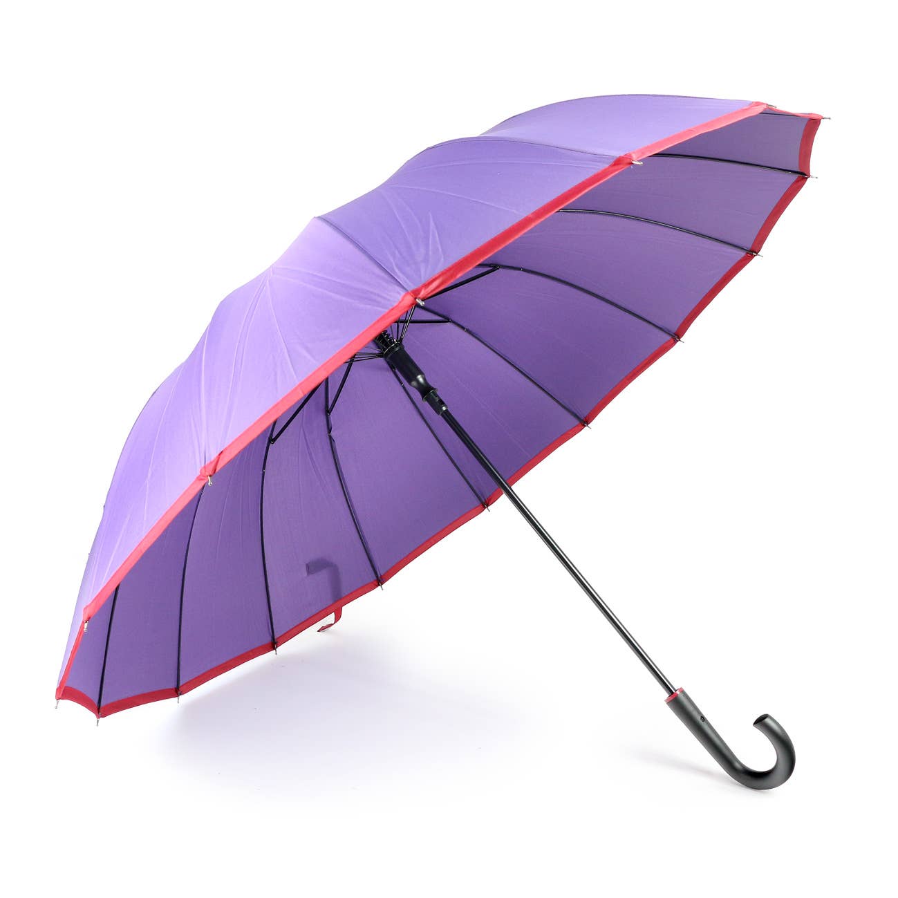 Cuatrogotas – Großhandel Regenschirm – Damen – Automatischer Regenschirm 16 Streben Uni, 6 Farben. Ref-9322