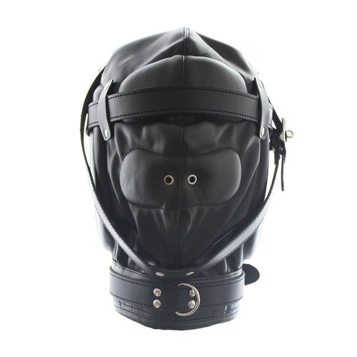 Deprivation Hood - Locking Padded PU for wholesale by Plesur Body Products