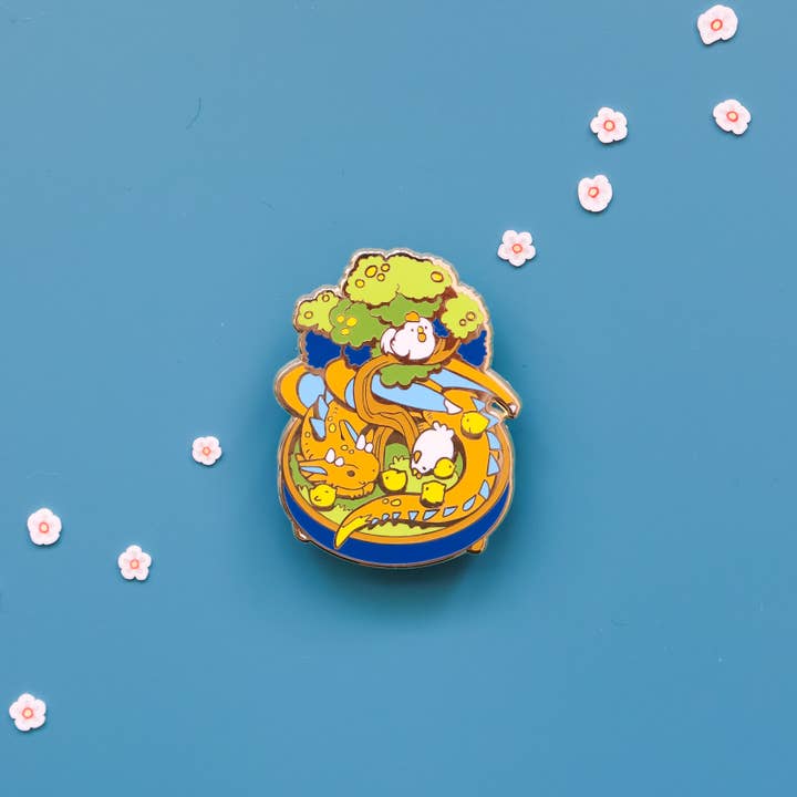 Dragon Bonsai Garden Enamel Pin Dragon Bonsai Garden Enamel Pin