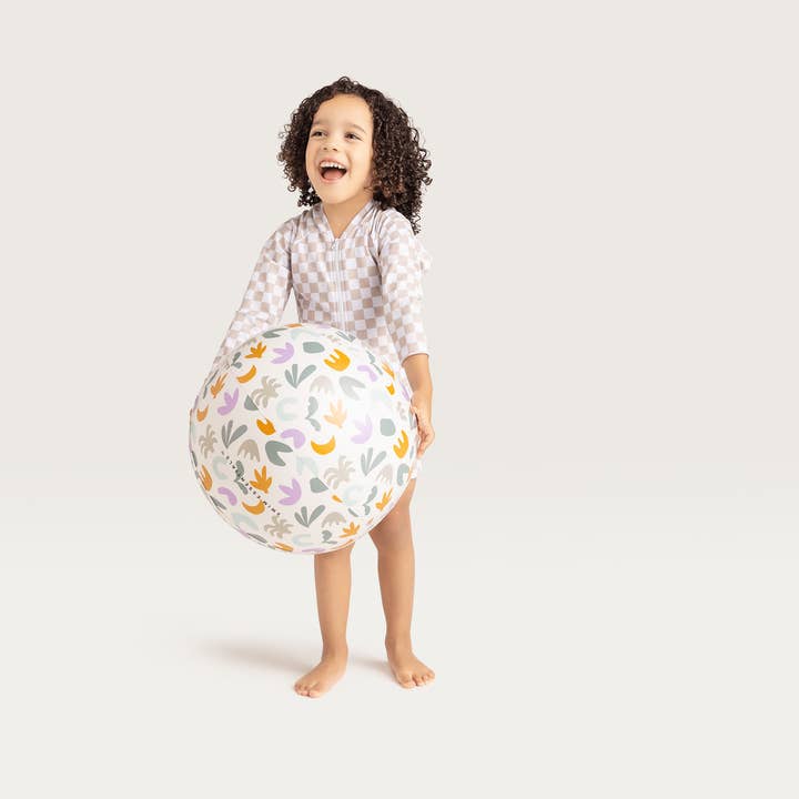 Swim Essentials - Wholesale One Piece Swimsuit - Kids - Swim Essentials | Checkmate Beige Jongens UV Zwempak