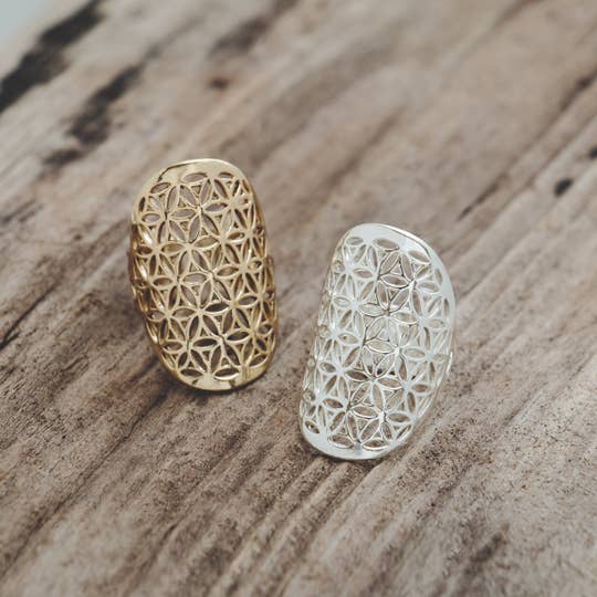 wildflower ring for wholesale by Wild Abandon Jewelry