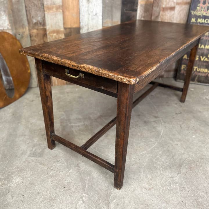 Antique Country Pine 19th Century Farmhouse Table, C 1830 for wholesale by belvoir
