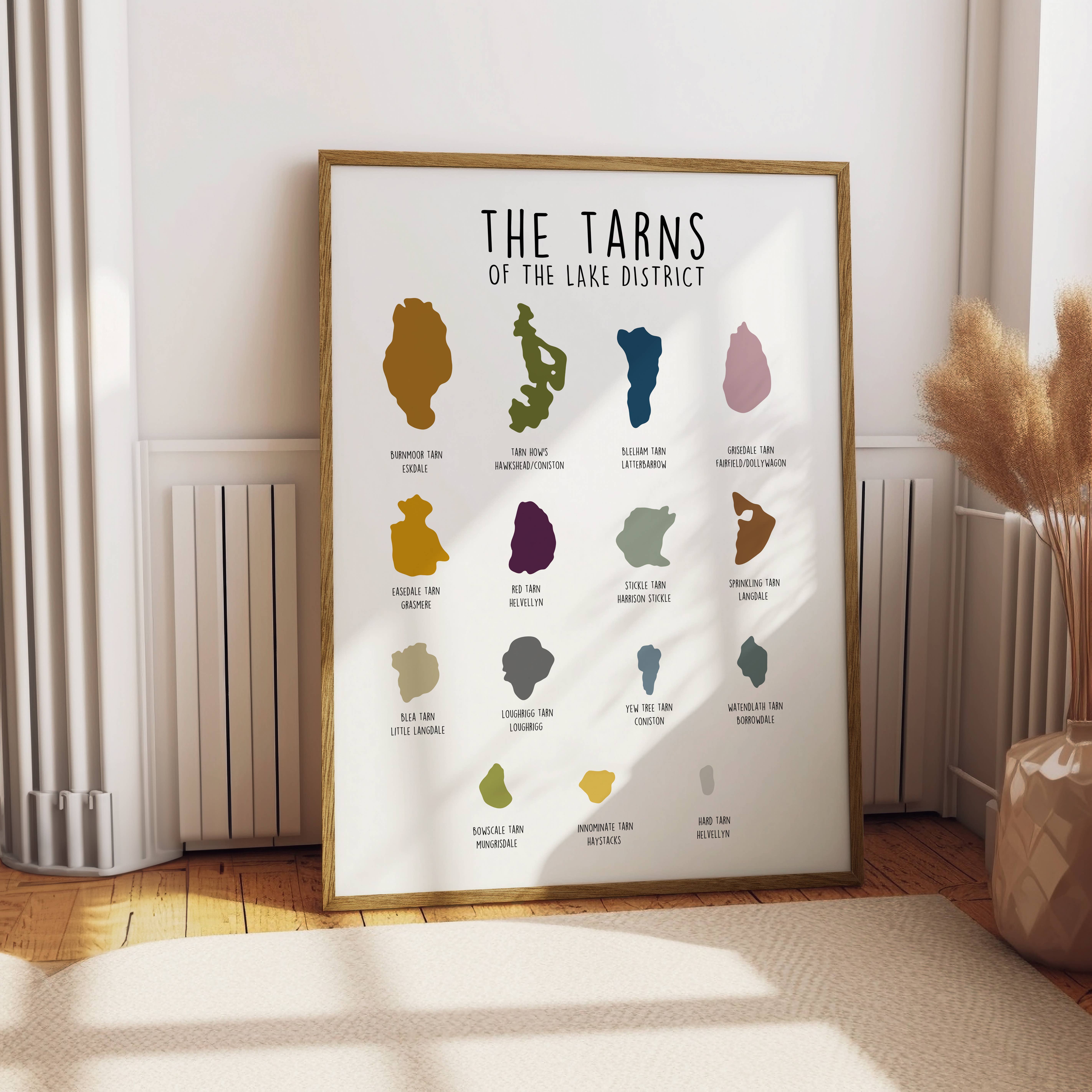 Jude River Design – wholesale Art print – Tarns of the Lake District Print0