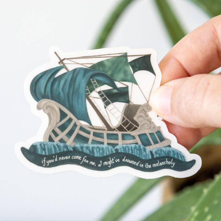 Autocolante Transparente Ophelia por atacado de Lindy Stark Designs