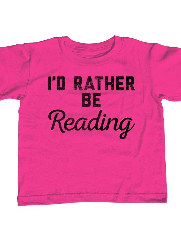Youth I'd Rather Be Reading T-Shirt for wholesale by Boredwalk