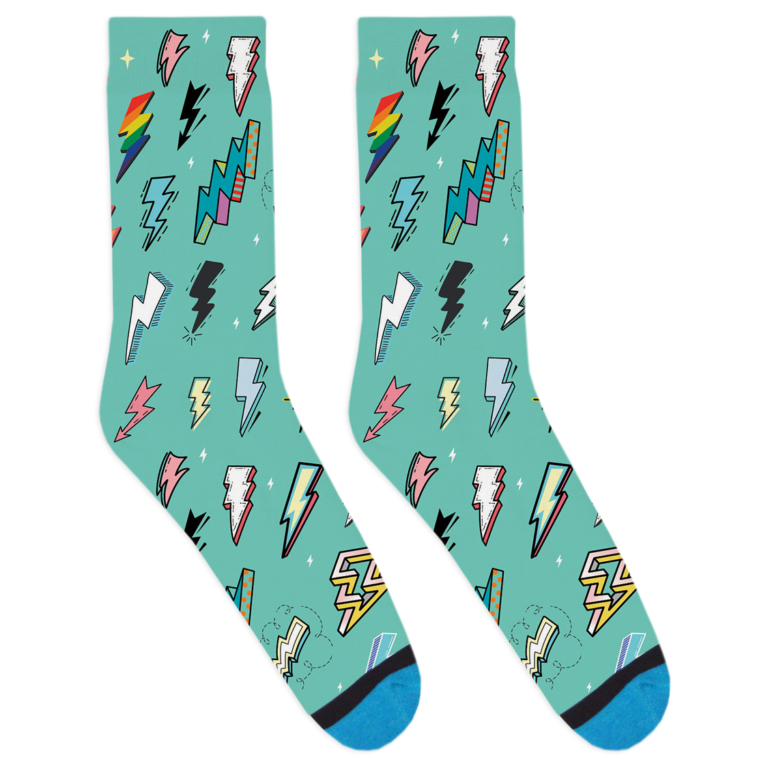 DivvyUp - Wholesale Socks - Unisex - Lightning Socks2