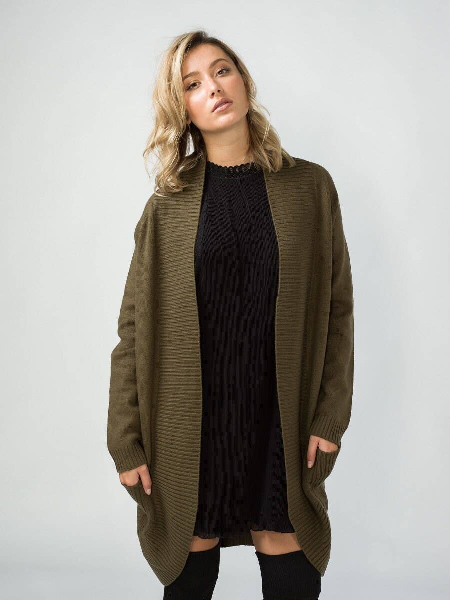ALS Australia – Großhandel Strickjacke – Damen – Langer Cardigan aus Merino-Lammwolle, Strickwolle, Langer Mantel für Damen7