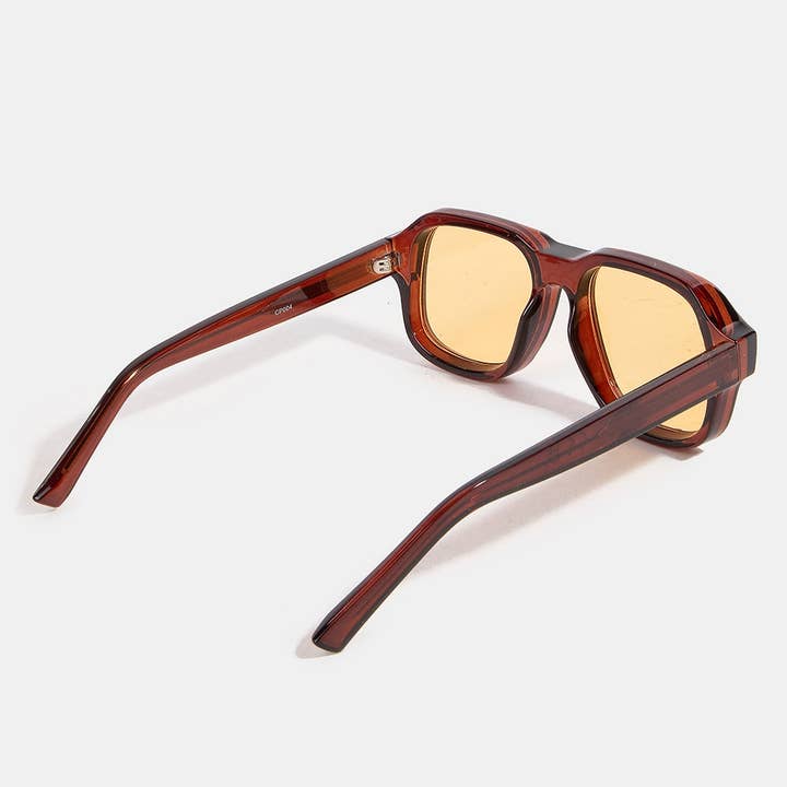ASSORTED Thick Frame Aviator Sunglasses Set for wholesale on Faire