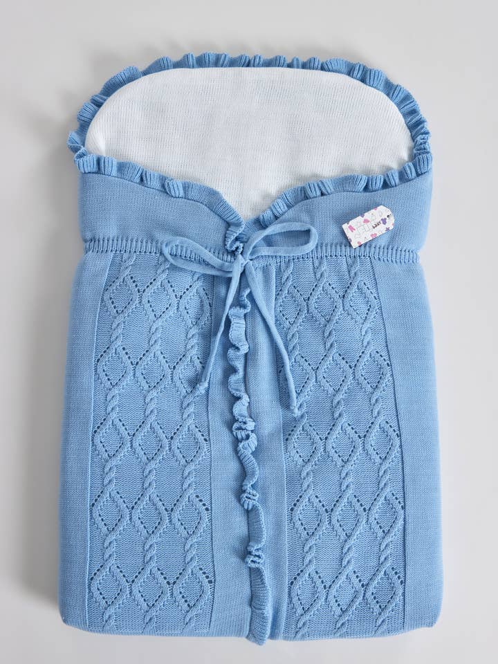 Patterned Knit Baby Sleeping Bag AGM-0603 for wholesale by Amorim Gerações, LDA