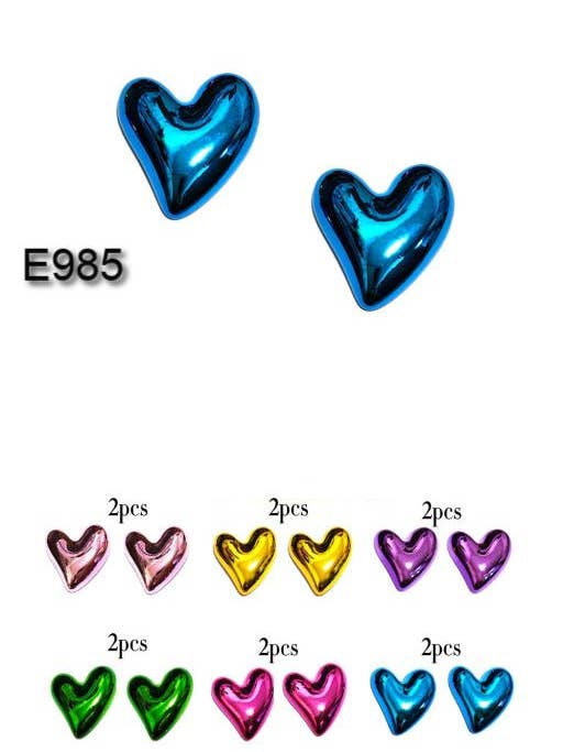 Brincos em forma de coração por atacado de Lucylou Collection