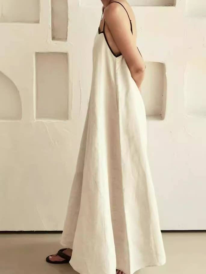 Rosa Clothing - Wholesale Dress - Women's - Minimalism chic vibe Spaghetti straps dress