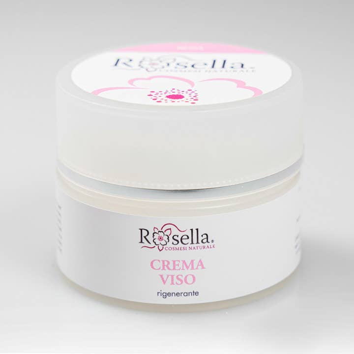 Crema viso rigenerante linea Rosa Canina per la vendita all'ingrosso da parte di Rosella cosmesi naturale