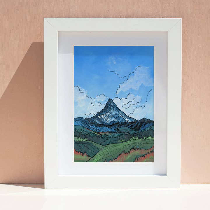 Impression d'art du mont Washington pour la vente par Michele Michael Art