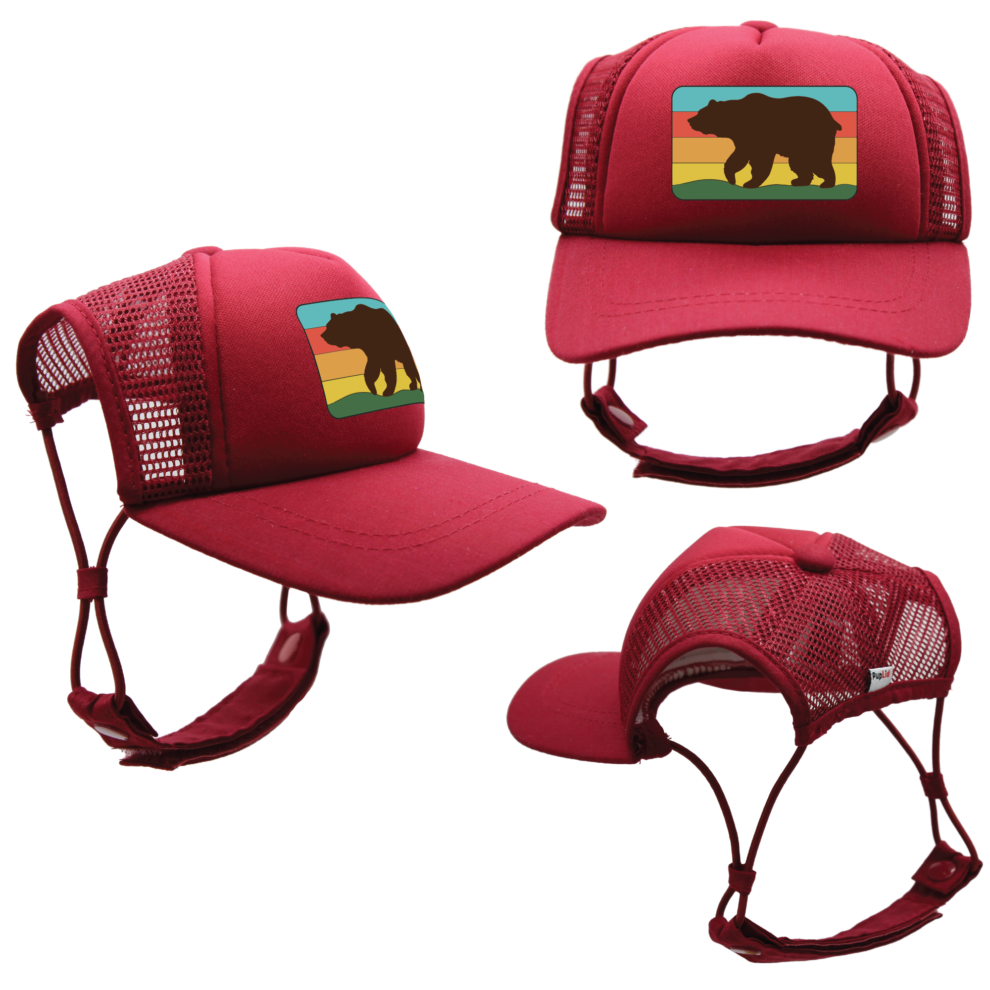 PupLid - Wholesale Hoed voor honden - Hond - Bear Standard of Namedrop | Truckerpet voor honden27