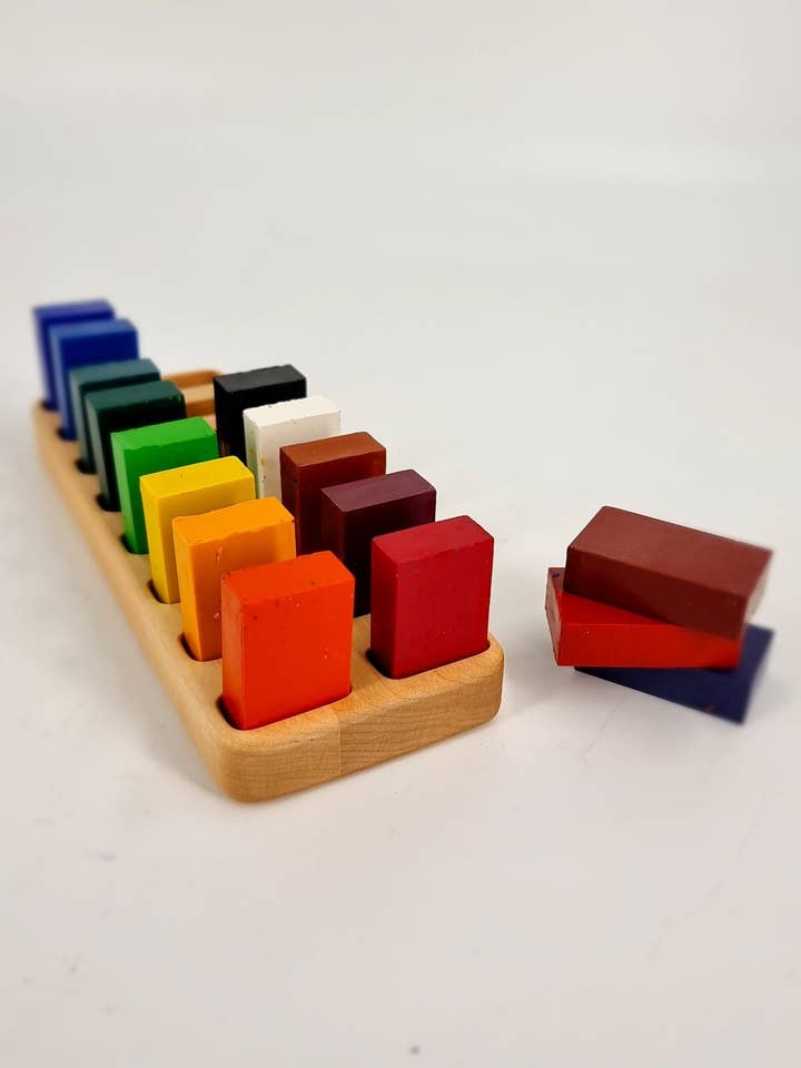 Stockmar Crayons holder, Homeschool Crayons holder for wholesale by Woodinout