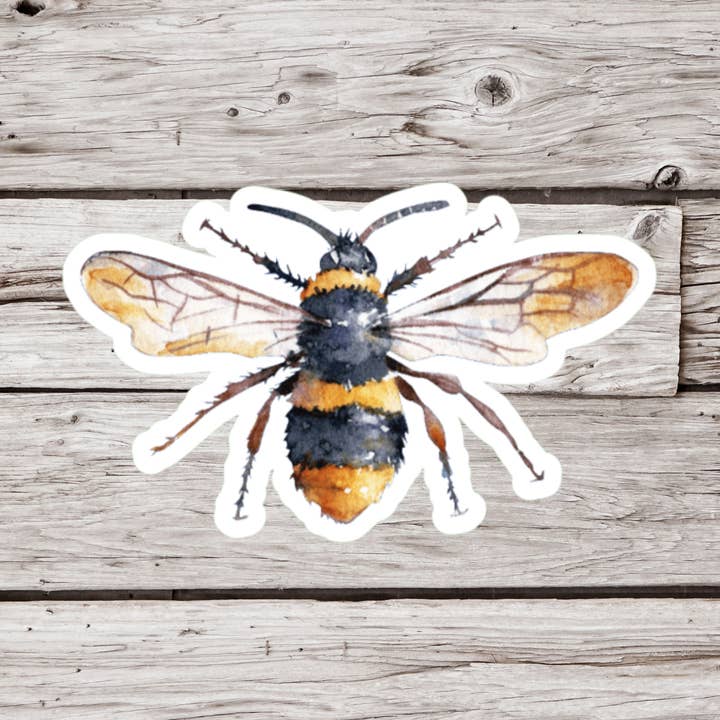 Honey Bee Sticker, Bee Sticker, Insect Sticker for wholesale by NatureCuts