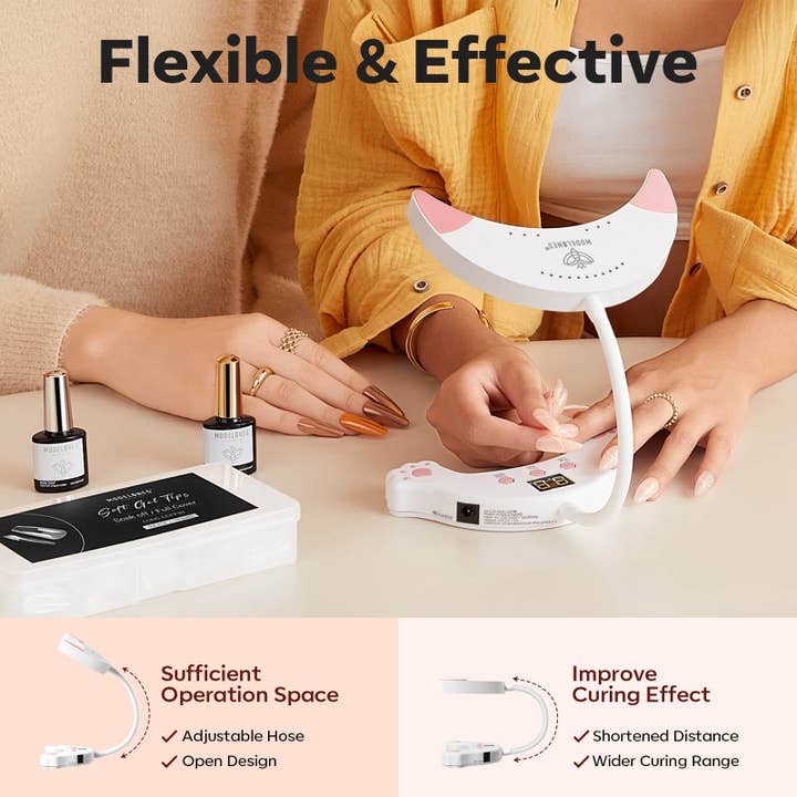 Modelones - Wholesale Nailcare Set - 48W UV Gooseneck LED Nail Lamp