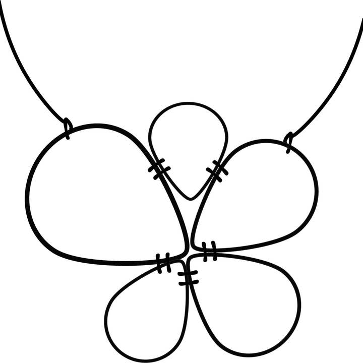 Penta Drop Necklace Pod for wholesale by Material+Movement