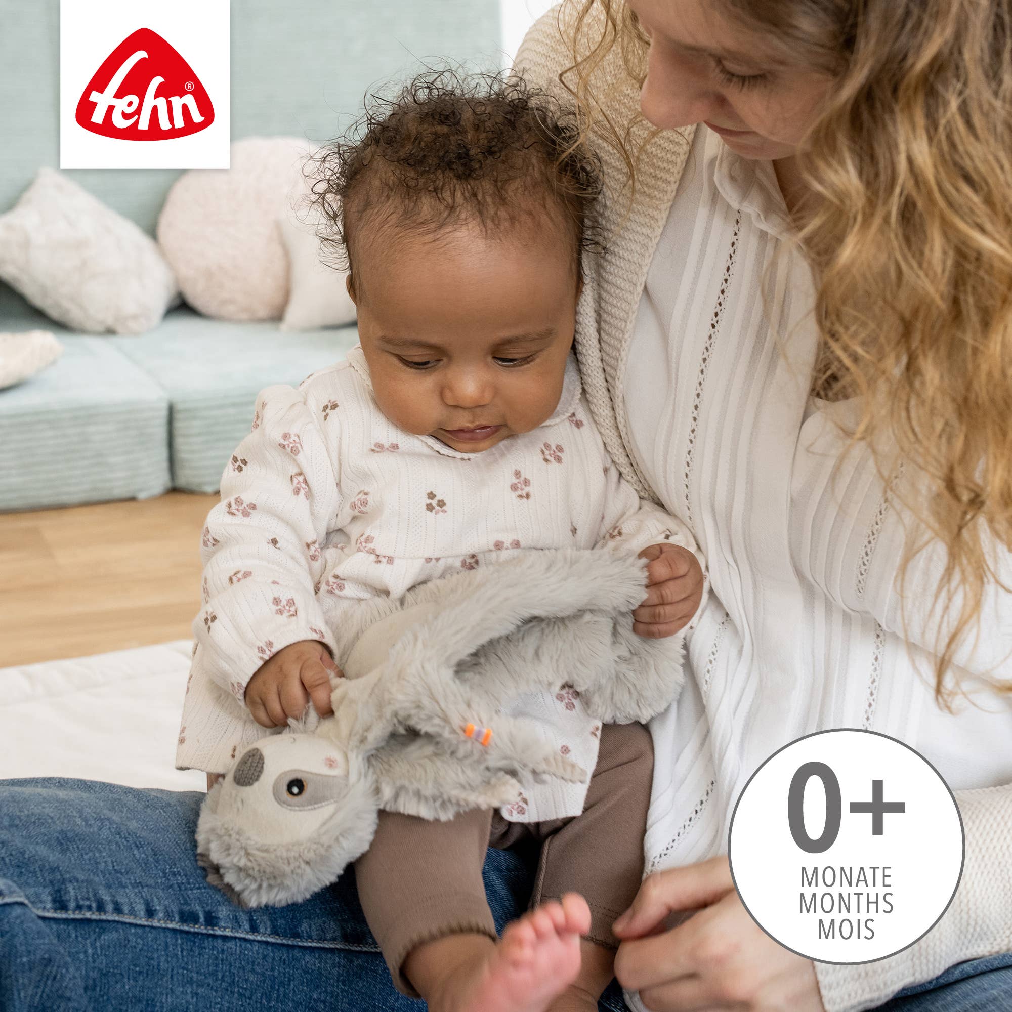 Fehn - Vente Couverture douillette – bébé - Doudou paresseux - Peluche & aide au sommeil2