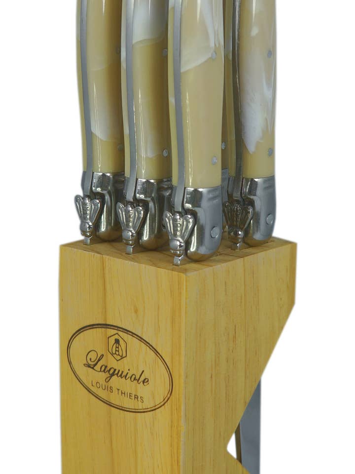 Laguiole by Louis Thiers 6-Piece Luxe Steak Knife Set for wholesale by Laguiole Australia