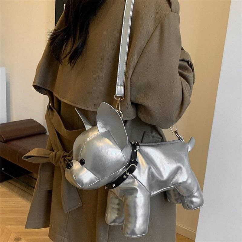 UZ Wholesale Store – Engroshandel Crossbodytaske - Dame – Sød hundeplys crossbody taske3