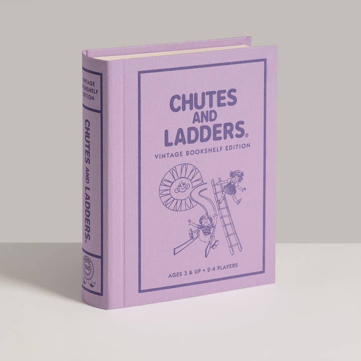 WS Game Company - Wholesale Board Game - Chutes and Ladders Vintage Bookshelf Edition