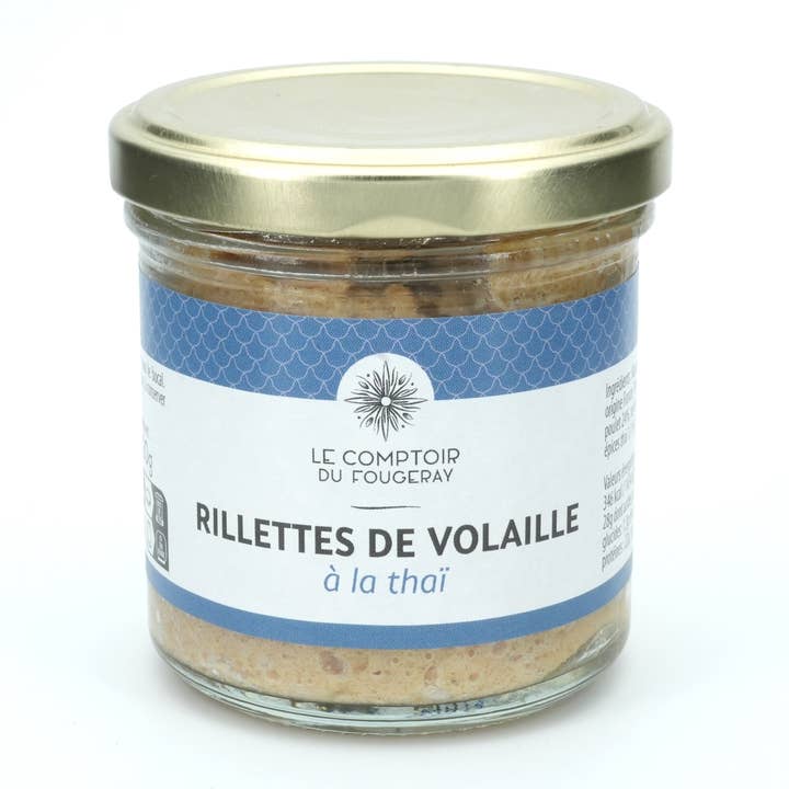 LE MOTTAY GOURMAND - Vendita all'ingrosso Carne di pollo - Rillette di pollo tailandesi 120g