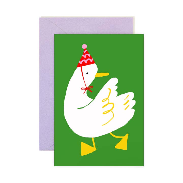 Karen Schipper - Wholesale Stationery/Notecard Set - Party Duck - Mini Note0