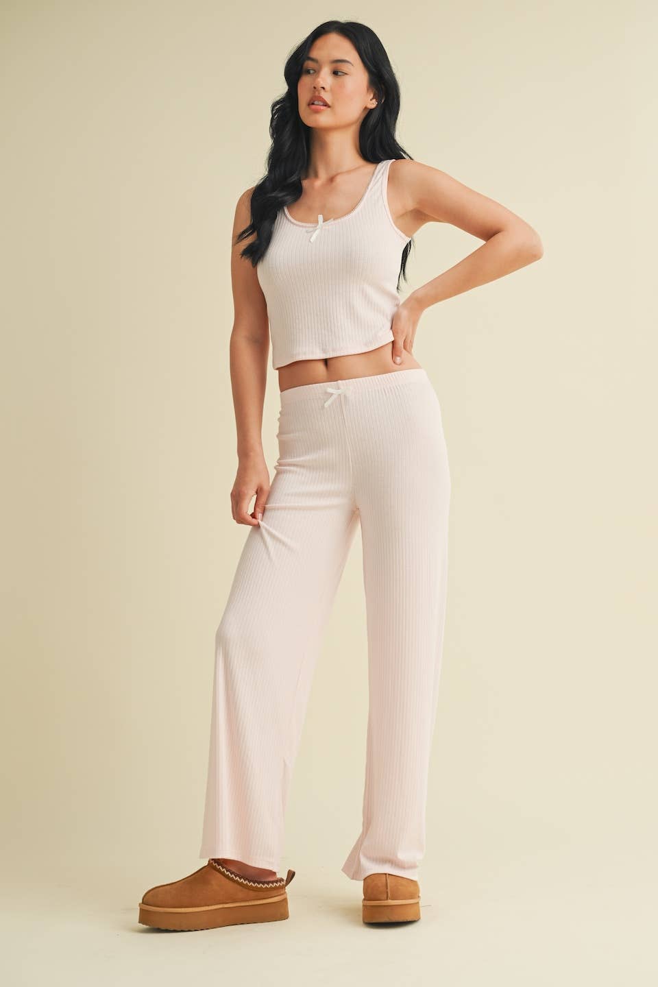 KIMBERLY C - Venta al por mayor Camiseta sin mangas - Mujer - Camiseta de Tirantes Punto Calado Lounge13