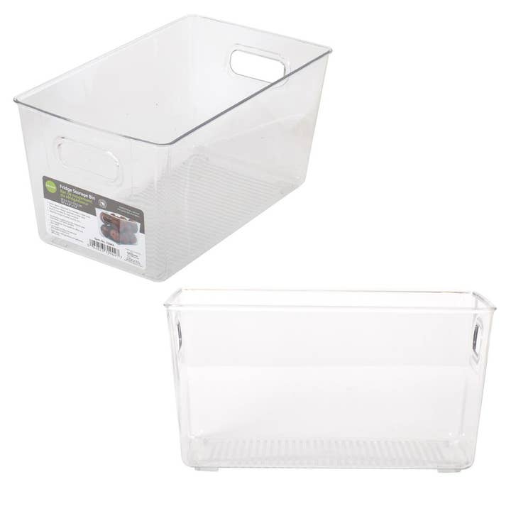 Luciano Gourmet - Wholesale Storage Bin - L.Gourmet Fridge Storage Bin Transparent