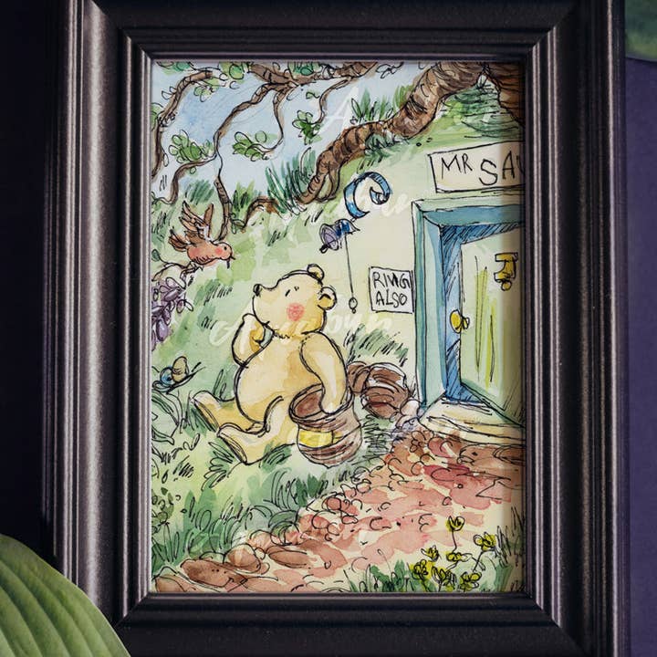 Pooh Bear Print for wholesale by Aquabun