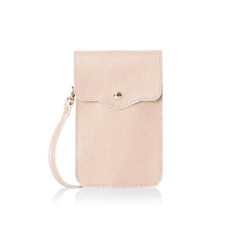 MONTTE DI JINNE – wholesale Phone wallet – women's – Italian Handmade Genuine Leather Phone Bag8