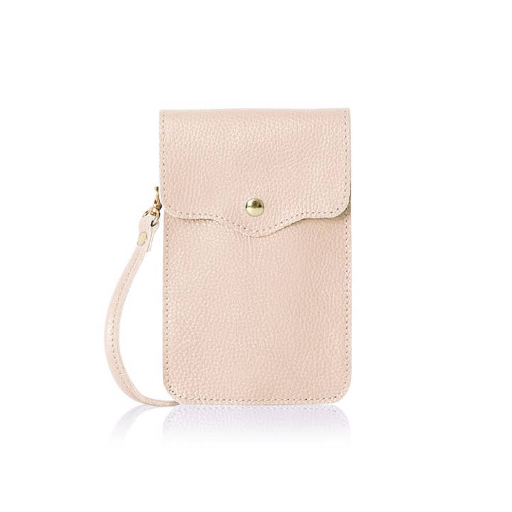 MONTTE DI JINNE – wholesale Phone wallet – women's – Italian Handmade Genuine Leather Phone Bag8